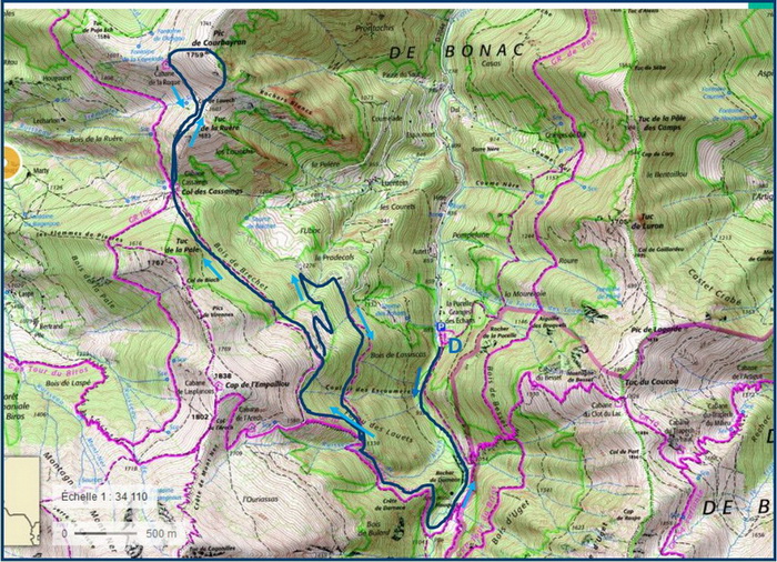 courbeyran carte