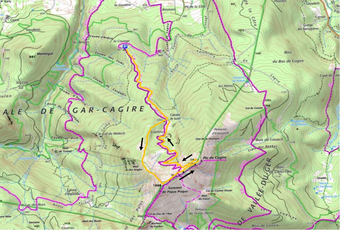 carte cagire
